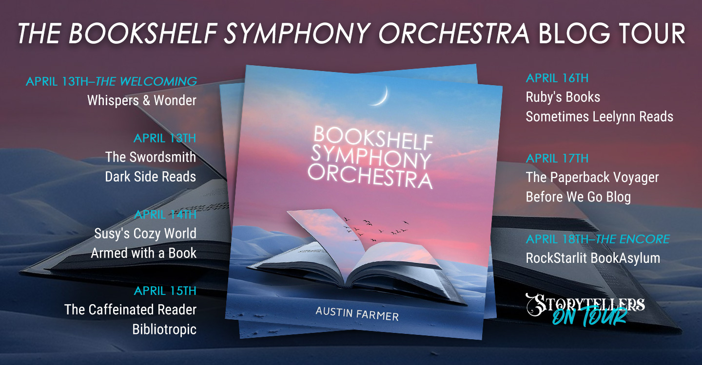 The Bookshelf Symphony Orchestra by Austin Farmer participants banner