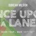 Once Upon a Lane by Duncan Wilson tour banner
