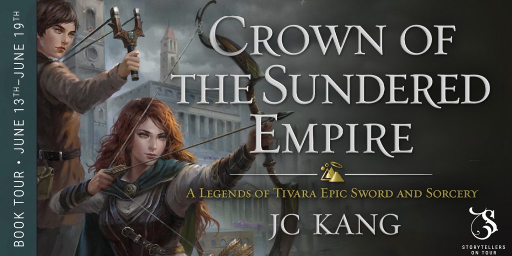 Crown of the Sundered Empire by JC Kang tour banner