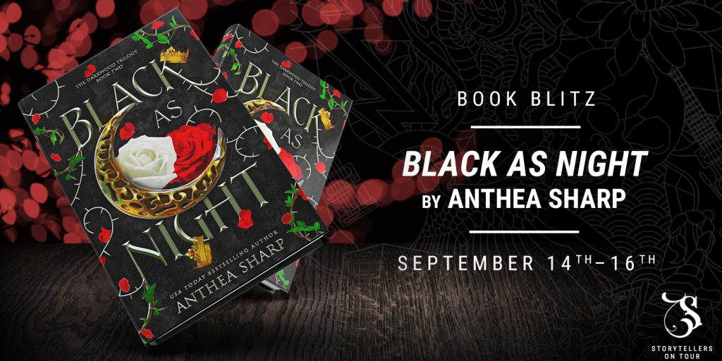 Black as Night by Anthea Sharp book blitz banner